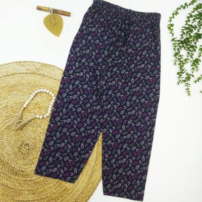 شلوار ویسکوز چاپی زنانه قواره بزرگ کد 10266