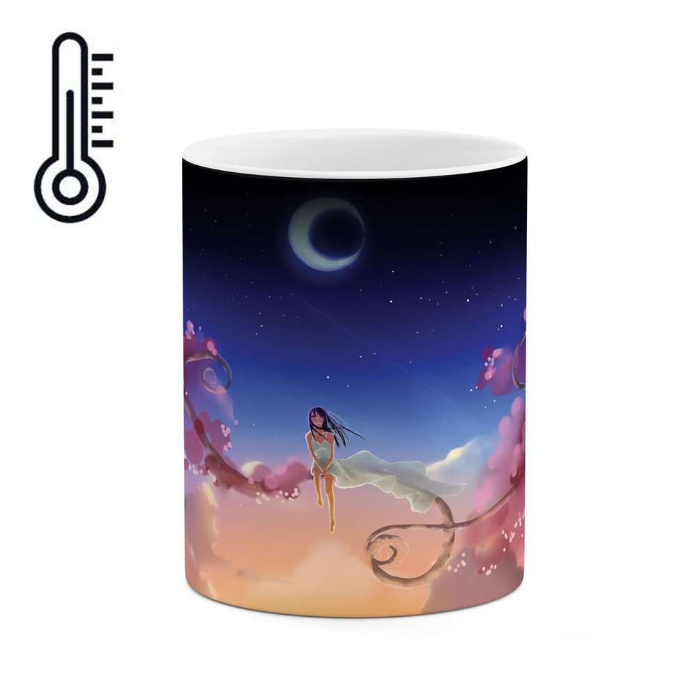 ماگ حرارتی طرح دخترونه مدل mgp00639