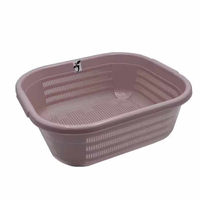 آبکش و لگن مدل بلوط کد YPB-T40-37x32.5CM بسته 2 عددی