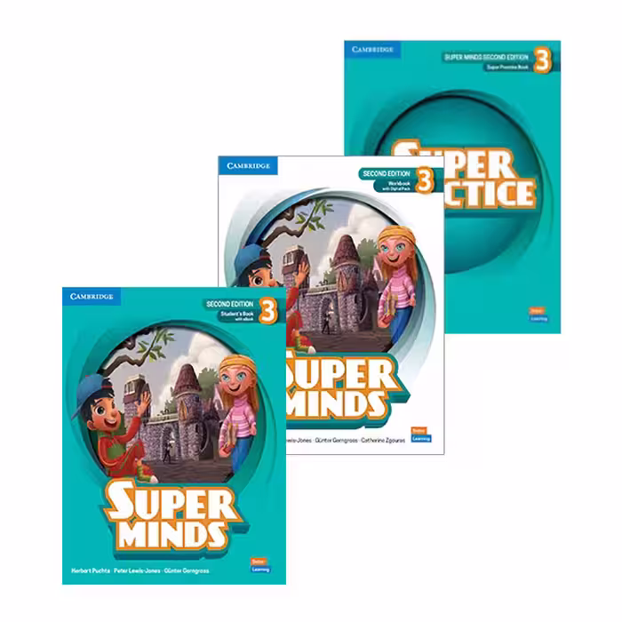 کتاب سوپرمایندز 3 ویرایش دوم (3جلدی) | Super Minds 3 (SB WB Audio) 2nd Edition | خرید کتاب زبان | خرید لوازم التحریر | چی کتاب | بالاترین تخفیف و ارسال رایگان