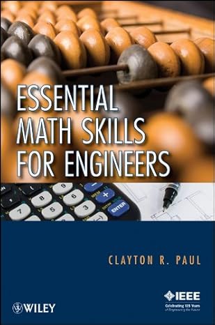 خرید و دانلود نسخه کامل کتاب Essential Math Skills for Engineers - Pdf