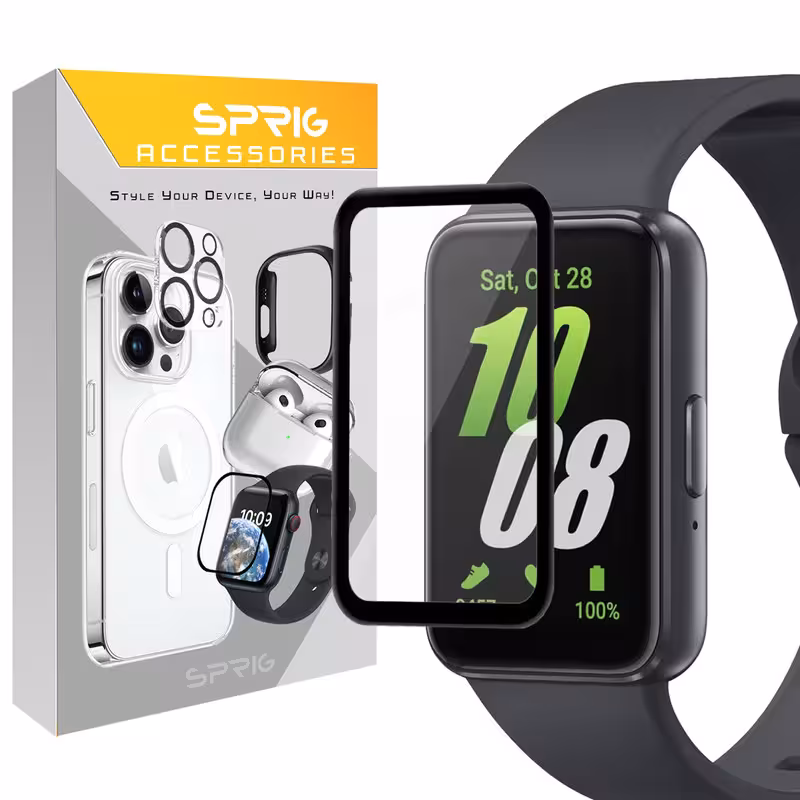 محافظ صفحه نمایش اسپریگ مدل Pmma-SPG مناسب برای ساعت هوشمند سامسونگ Galaxy Watch Fit3 | کالا برتری