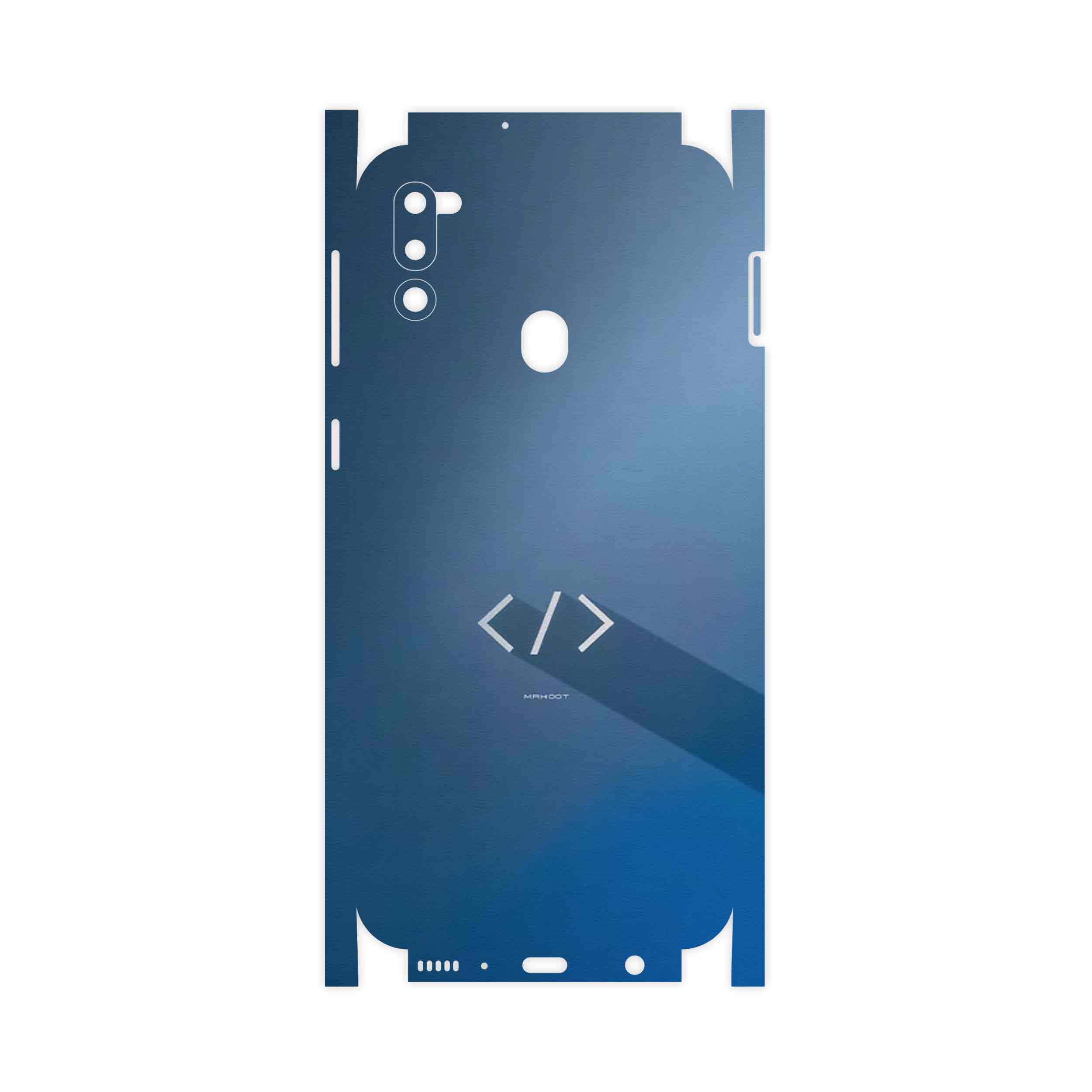 برچسب پوششی ماهوت مدل Minimal Coding icon-FullSkin مناسب برای گوشی موبایل سامسونگ Galaxy M21 (2021) Edition