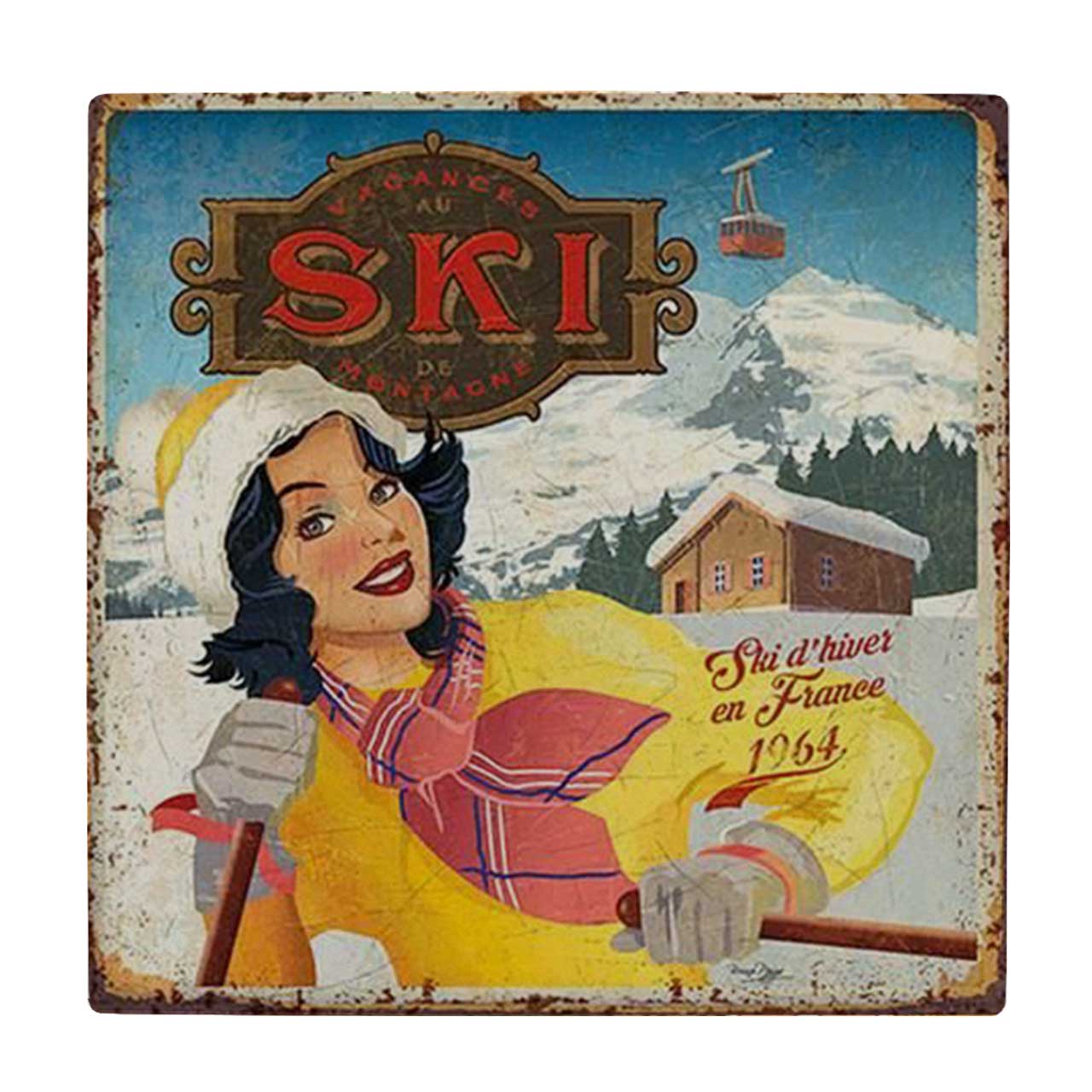 زیر لیوانی طرح اسکی کد 3788811_1792