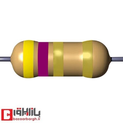 مقاومت 4.7 اهم 1/2 وات 5 درصد