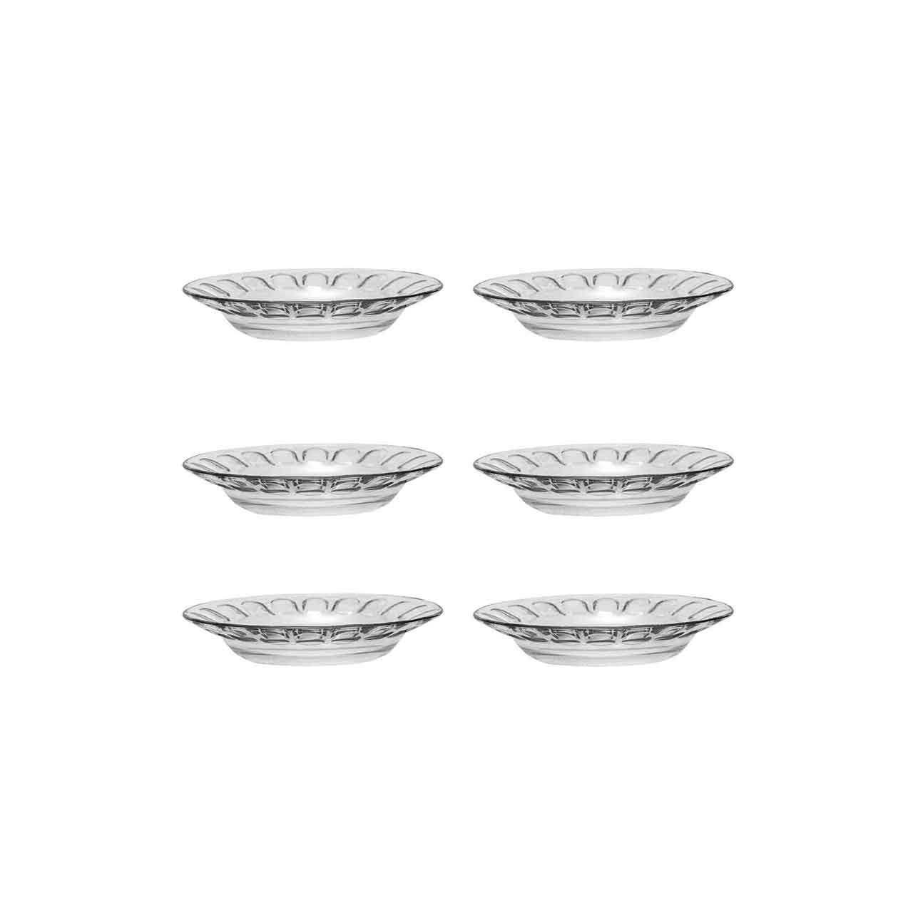 بشقاب خورشت خوری بلور کاوه مدل Pearl بسته 6 عددی