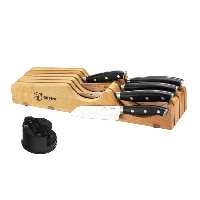 سرویس چاقو آشپزخانه 7 پارچه جی فی نی کد G-601 | کالا مکس