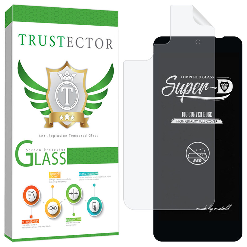 محافظ صفحه نمایش تراستکتور مدل SUNT مناسب برای گوشی موبایل شیائومی Redmi Note 12 4G به همراه محافظ پشت گوشی | کالا برتری