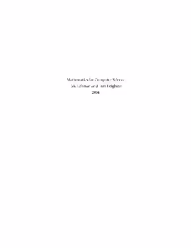 خرید و دانلود نسخه کامل کتاب Mathematics for computer science