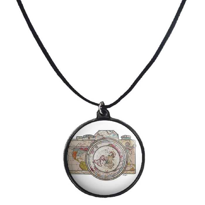 گردنبند پرمانه طرح عکاس کد pmb.5185 مدل دو طرفه