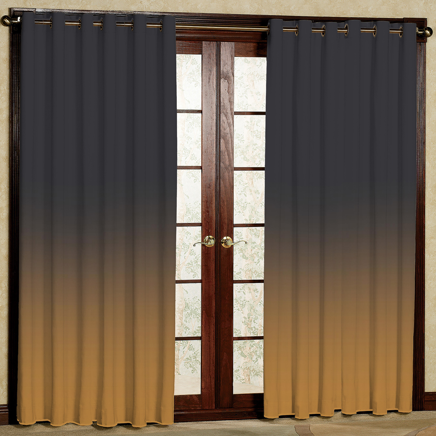 پرده مدل سایه روشن مخمل پانچی کد 1272 سایز 200x140 سانتی متر