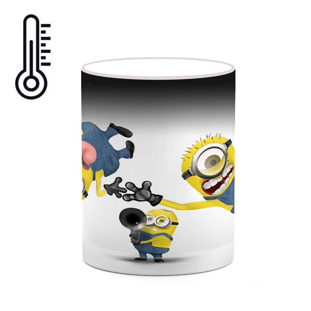 ماگ حرارتی کاکتی طرح کارتون مینیون ها مدل mgh22834