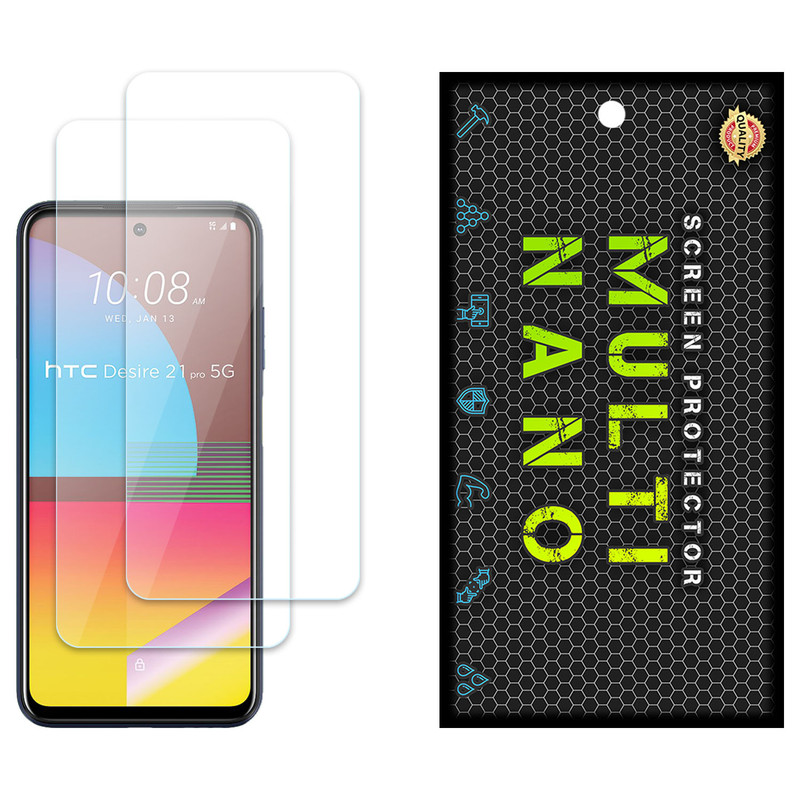 محافظ صفحه نمایش مولتی نانو مدل X-S2N مناسب برای گوشی موبایل اچ تی سی Desire 21 Pro بسته دو عددی | کالا برتری