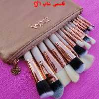 ست براش لاکچری 15 عددی مدل Zoeva(رنگ رزگلد)