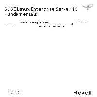 خرید و دانلود نسخه کامل کتاب SUSE Linux Enterprise Server 10 Fundamentals