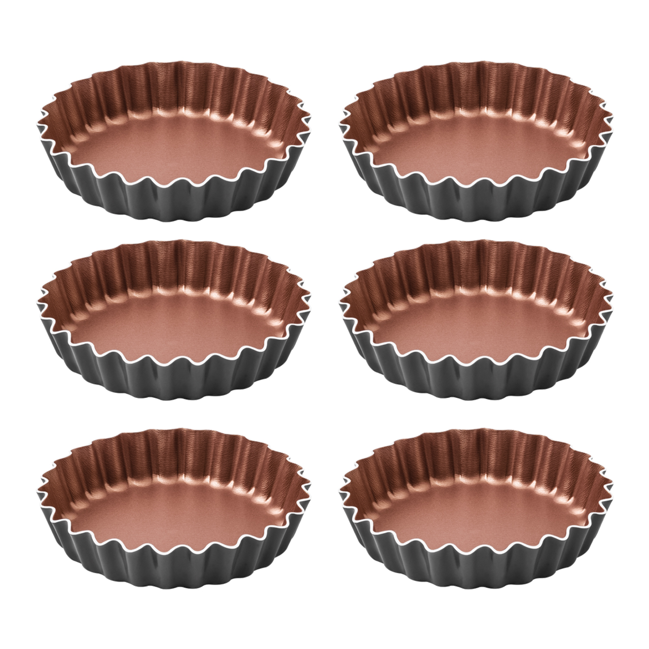 قالب شیرینی ترامونتینا مدل TART کد 27899061 بسته 6 عددی