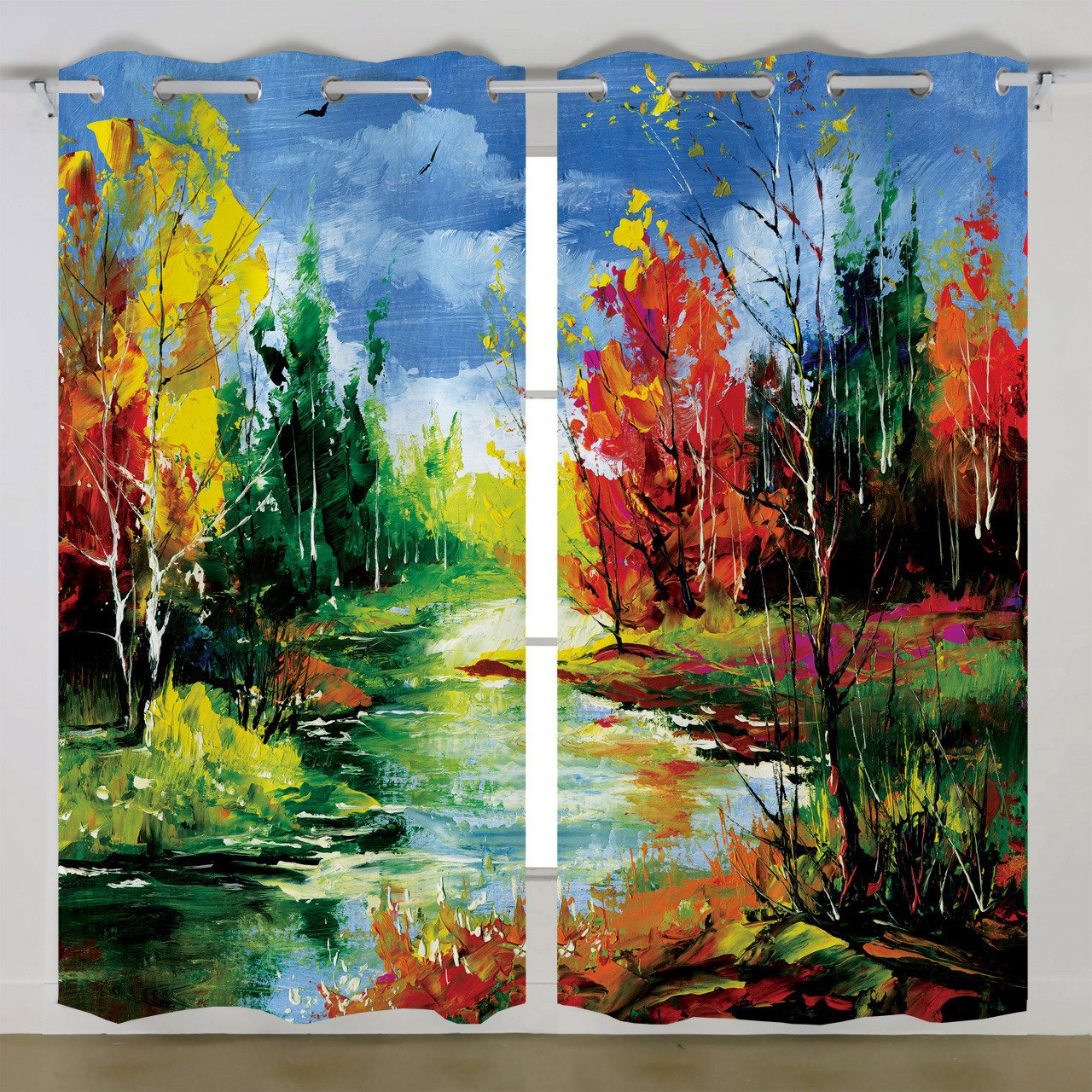 پرده مخمل رنس مدل C33-50111 ارتفاع 290 سانتی متر