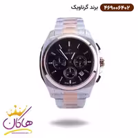 ساعت گرناویک مردانه فلزی صفحه مشکی کرنوگراف 469006402