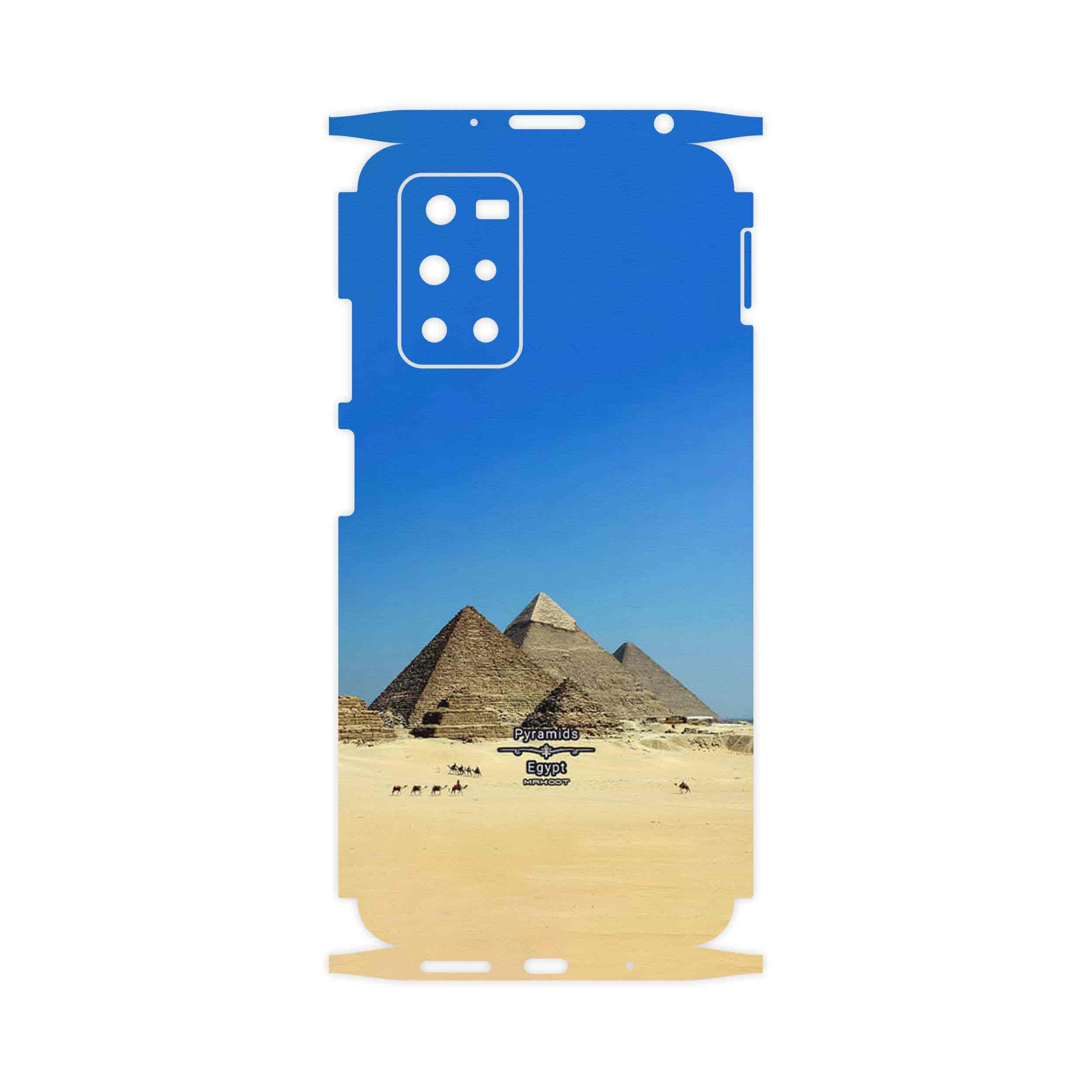 برچسب پوششی ماهوت مدل Pyramids of Egypt-FullSkin مناسب برای گوشی موبایل شیائومی Redmi Note 11 4G