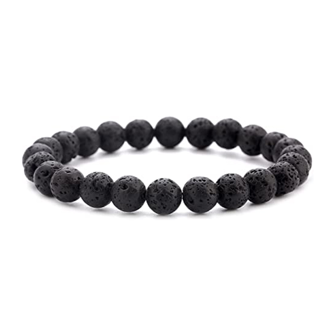 دستبند مدل سنگ لاوا