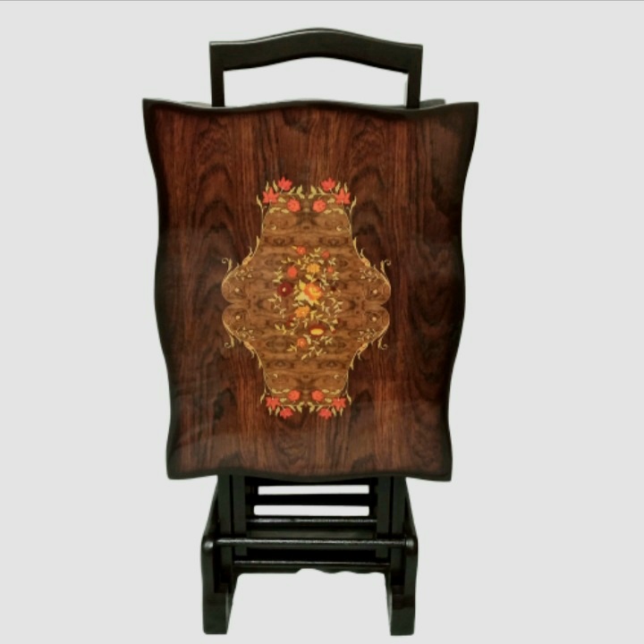 میز عسلی مدل تاشو مجموعه 4 عددی