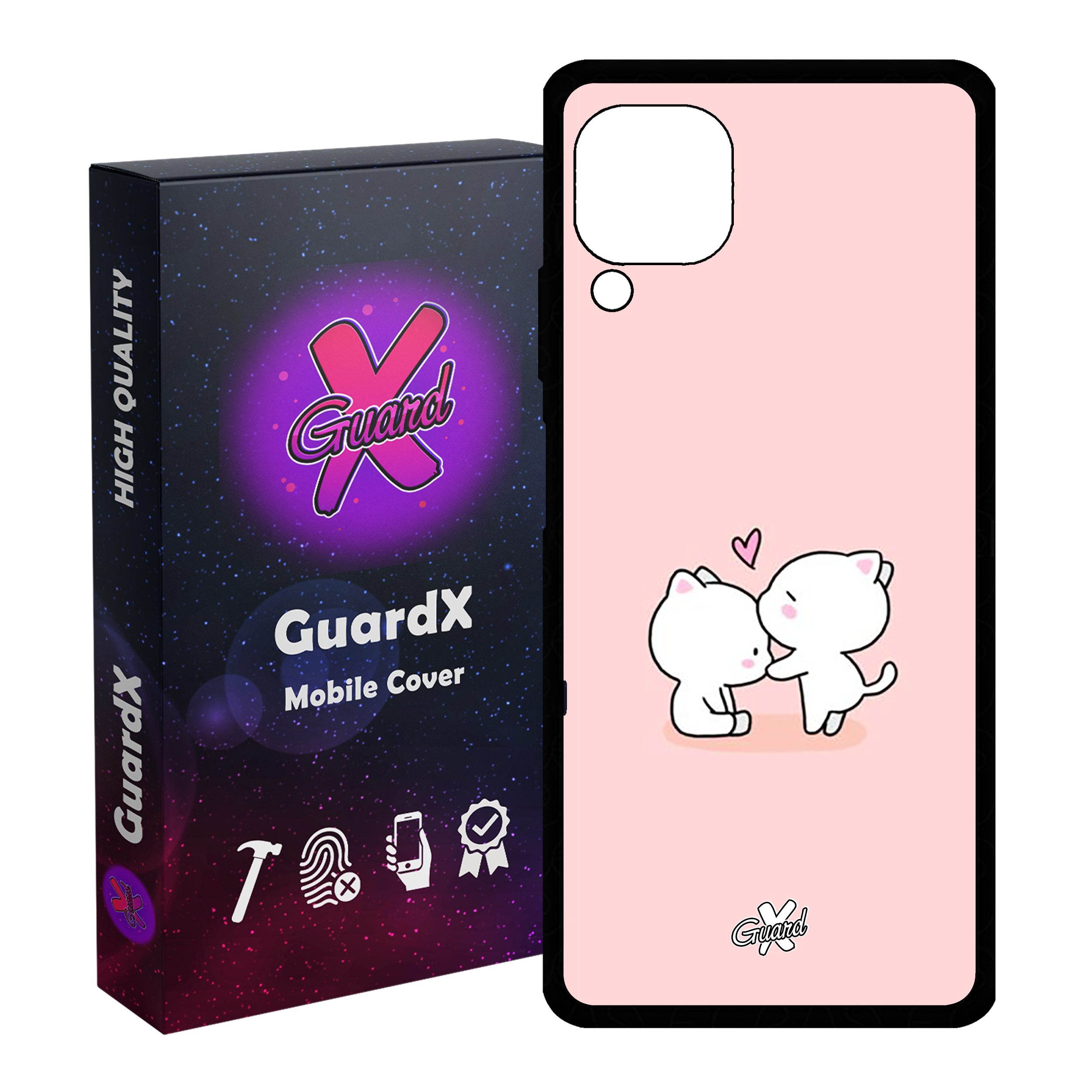 کاور گارد ایکس طرح عشق مدل Glass10373 مناسب برای گوشی موبایل هوآوی Nova 7i / Nova 6 SE / P40 Lite