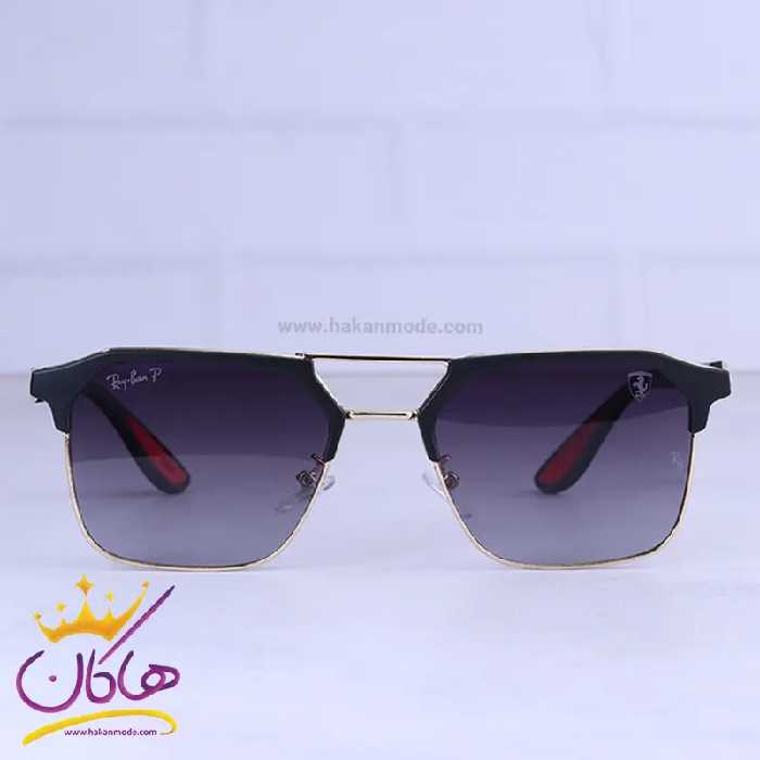 عینک آفتابی ری بن فراری مردانه فریم مربع مشکی RB 3697/4