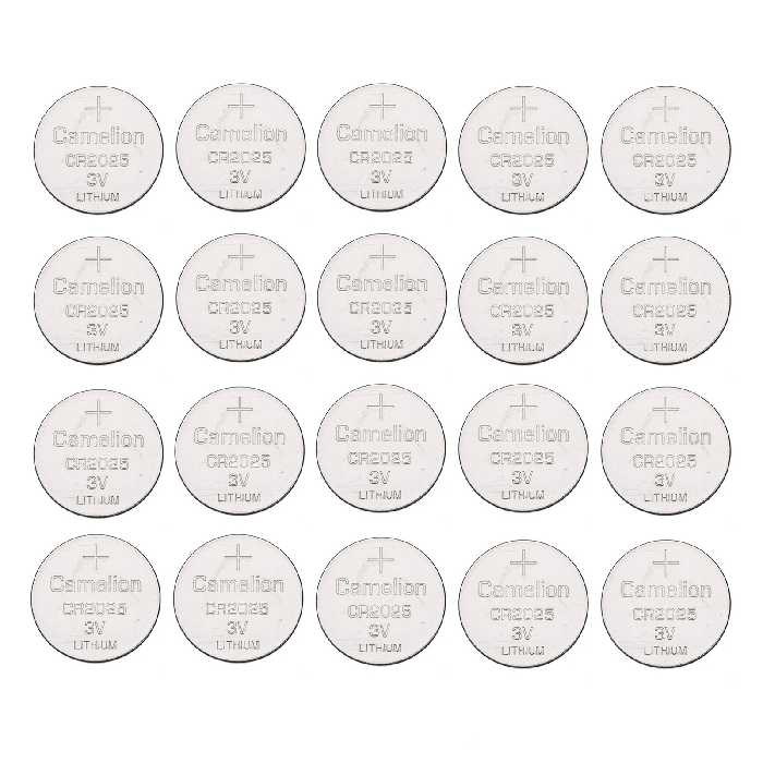  باتری سکه ای کملیون مدل 2025 مجموعه 20 عددی