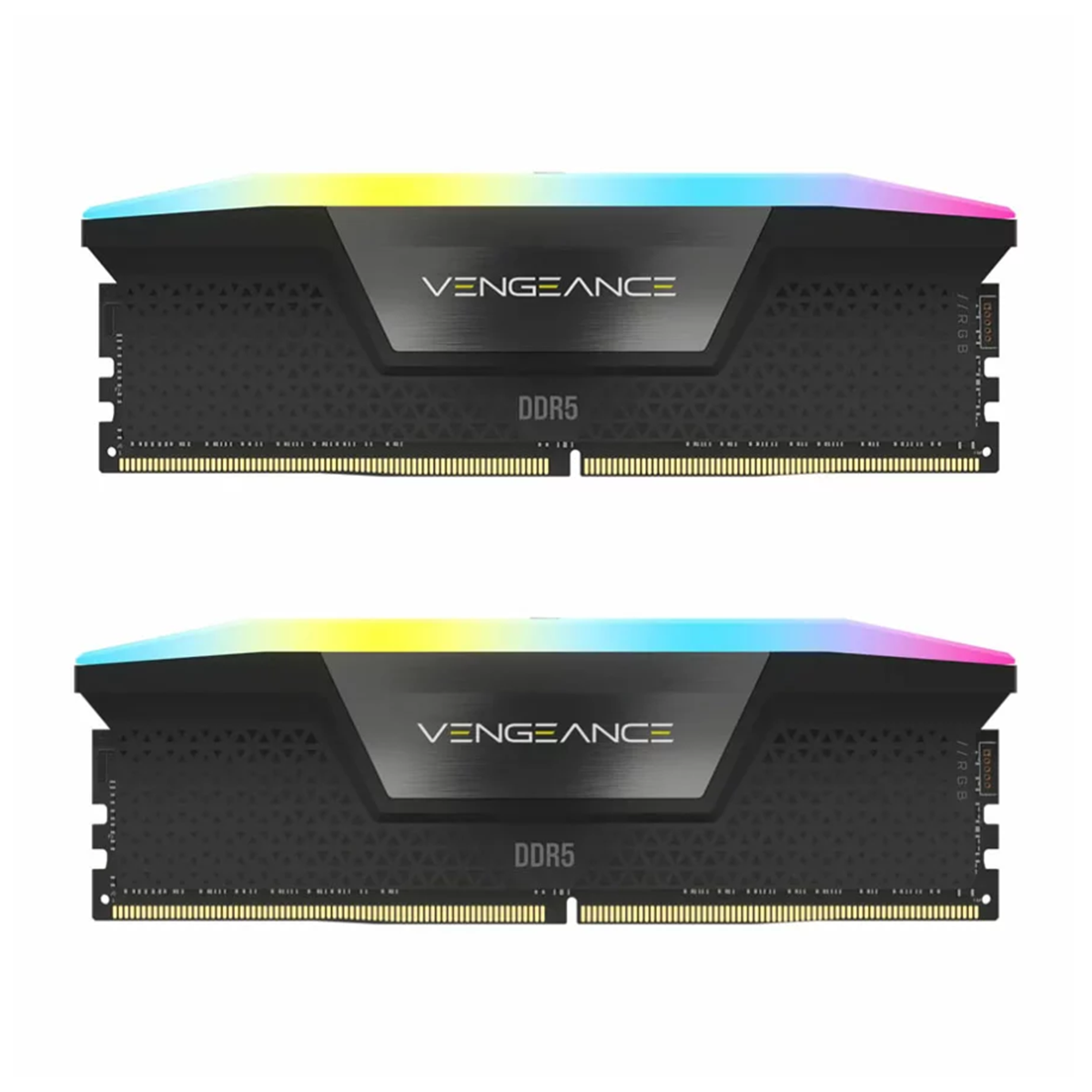 رم کامپیوتر DDR5 دو کاناله 5600 مگاهرتز CL40 کورسیر مدل VENGEANCE RGB ظرفیت 32 گیگابایت