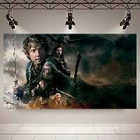 تابلو بوم طرح ارباب حلقه ها مدل هابیت کد AR5400