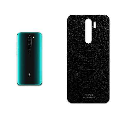 برچسب پوششی ماهوت مدل Black-Snake-Leather مناسب برای گوشی موبایل شیائومی Redmi Note 8 Pro