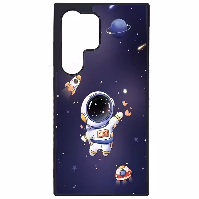 کاور طرح فضانورد کد G-040 مناسب برای گوشی موبایل سامسونگ Galaxy S24 Ultra | دیجی قاب دونی