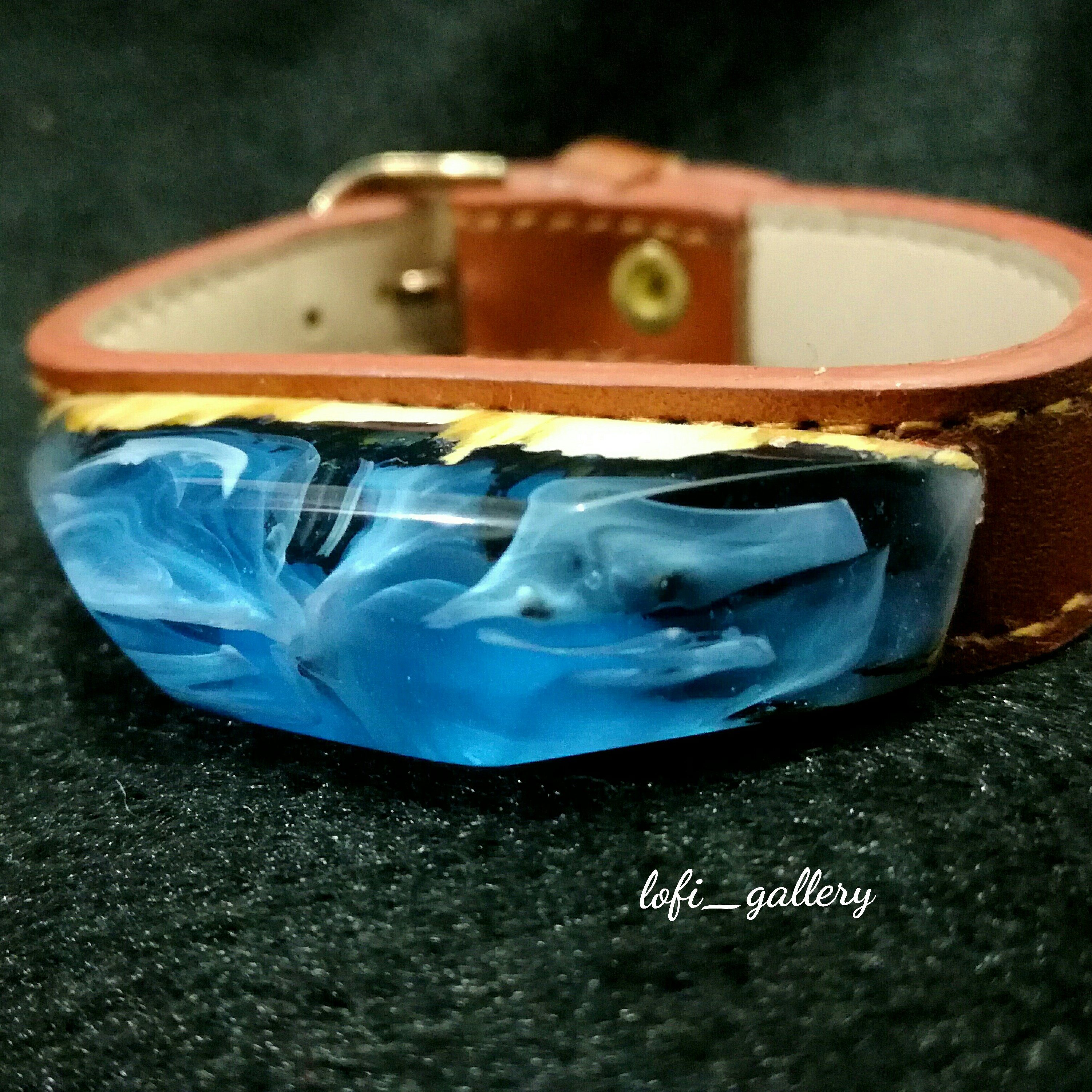 دستبند چرم یخی