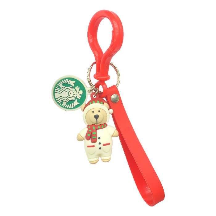 جاکلیدی مدل سیلیکونی طرح خرس سرمایی