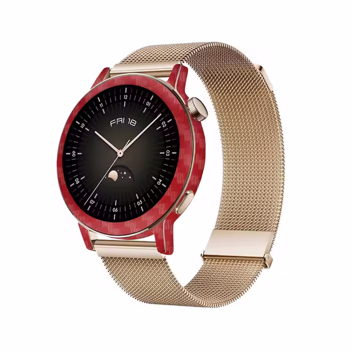 برچسب ماهوت طرح Red-Fiber مناسب برای ساعت هوشمند هوآوی Watch GT 3 42mm