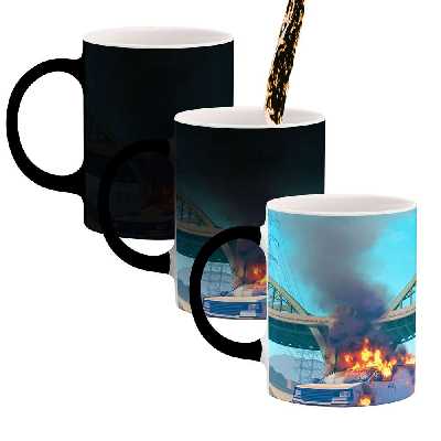 ماگ حرارتی کاکتی طرح GTA مدل mgh12460