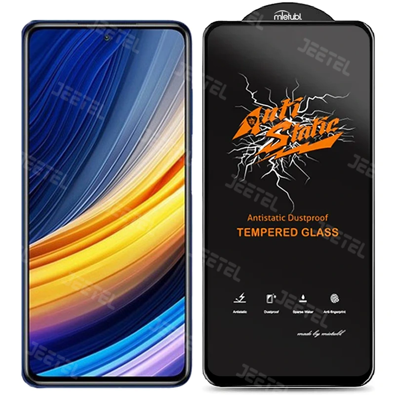 محافظ صفحه نمایش گوشی Xiaomi Poco X3 آنتی استاتیک اورجینال (Mietubl)
