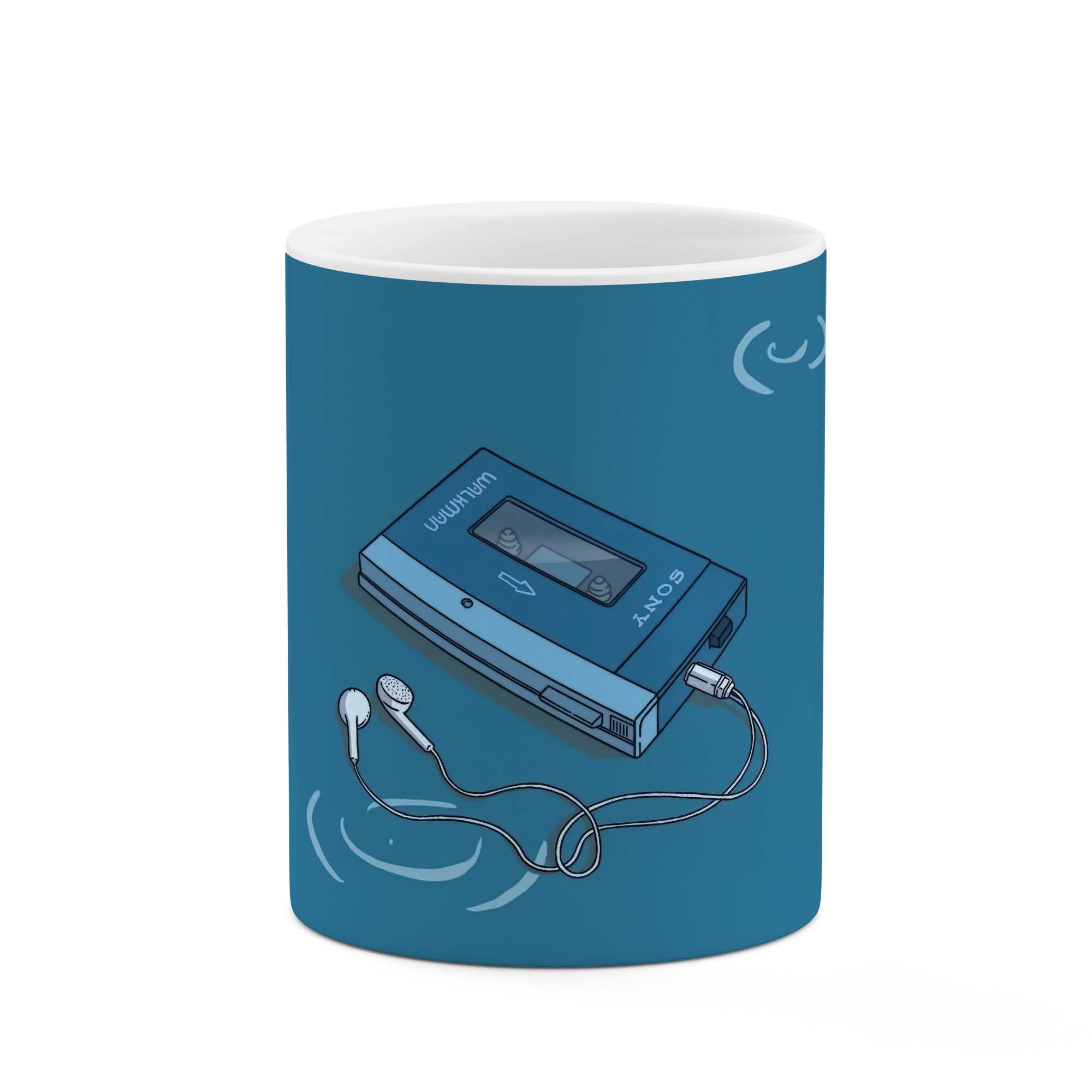 ماگ طرح کاست پلیر مدل mug01070