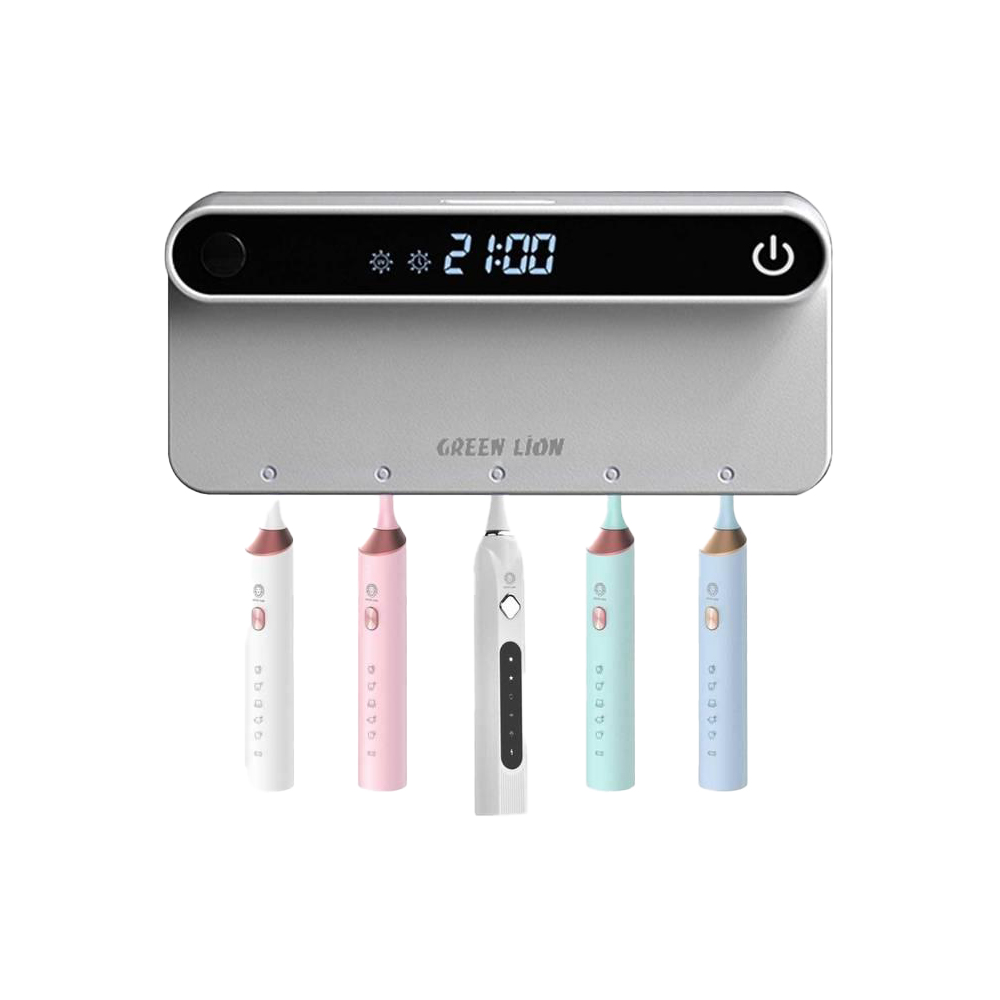 نگه دارنده و ضد عفونی کننده مسواک گرین لاین مدل Green Lion Smart Toothbrush Sterilizer