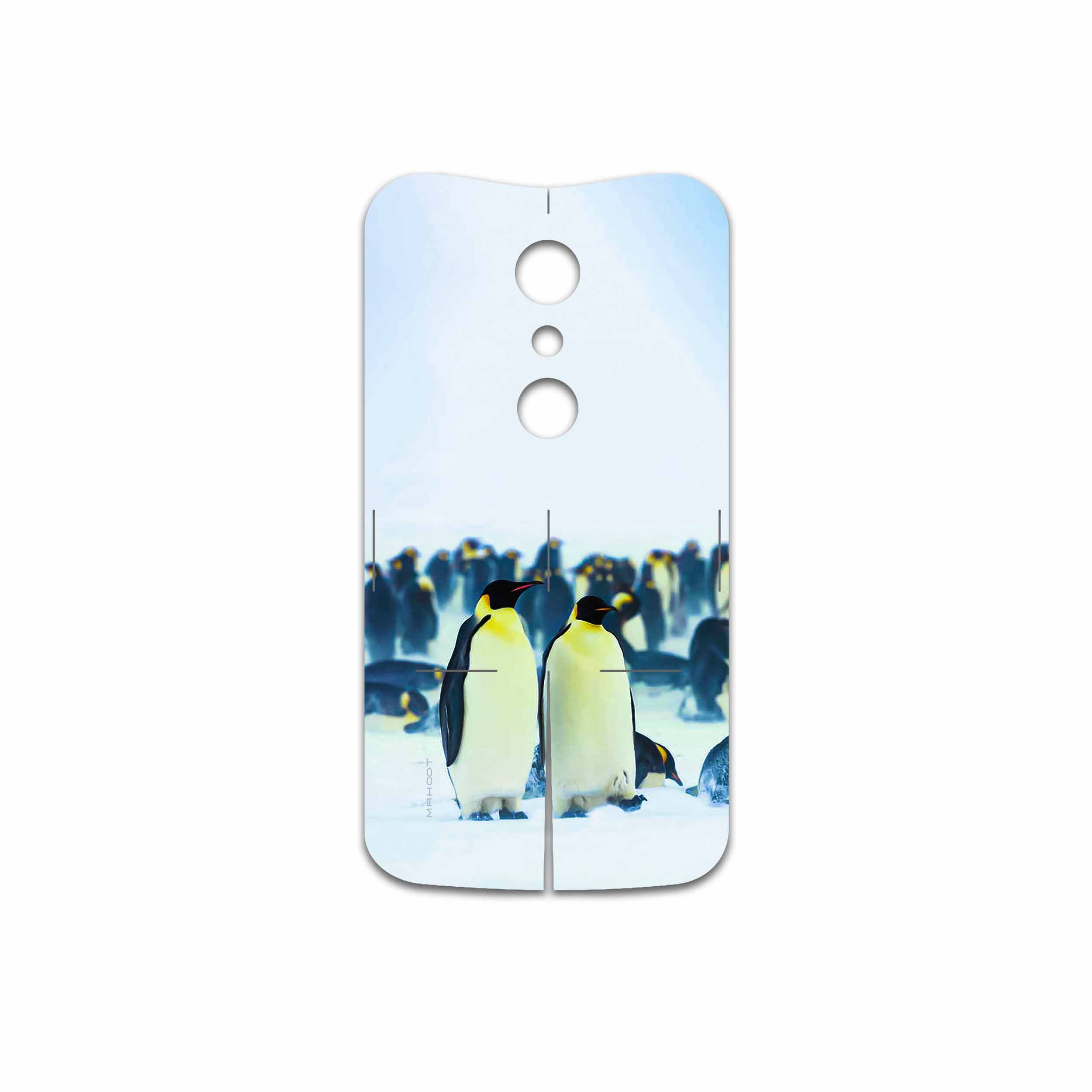 برچسب پوششی ماهوت مدل Penguin مناسب برای گوشی موبایل موتورولا Moto G 2nd gen
