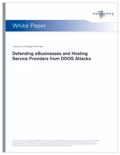 خرید و دانلود نسخه کامل کتاب Defending eBusinesses and Hosting Service Providers from DDOS Attacks