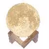 چراغ رومیزی  طرح کره ماه مدل medium