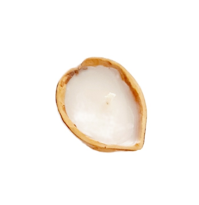 شمع مدل  گردو بسته 5 عددی