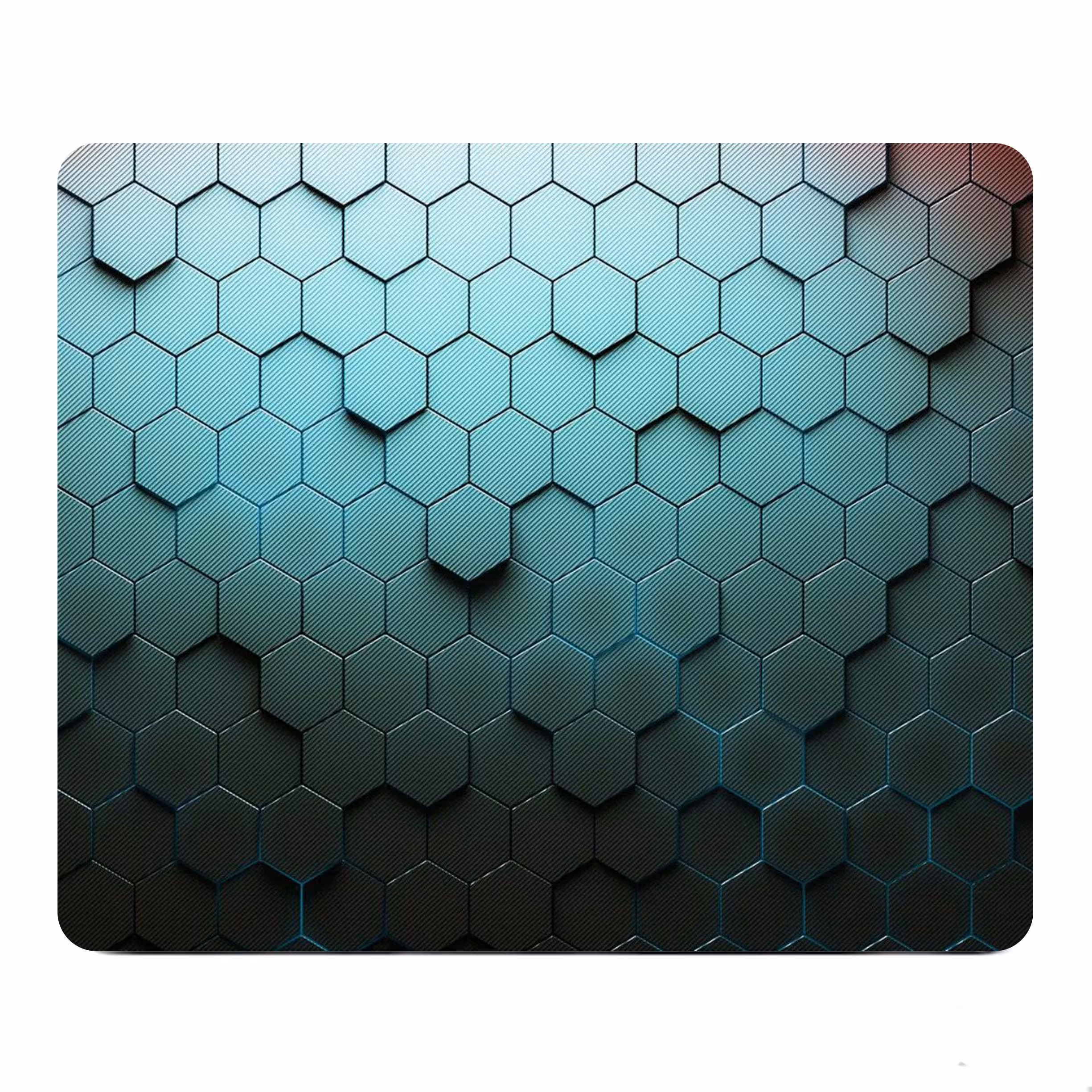 ماوس پد طرح 3D Hexagons مدل W11