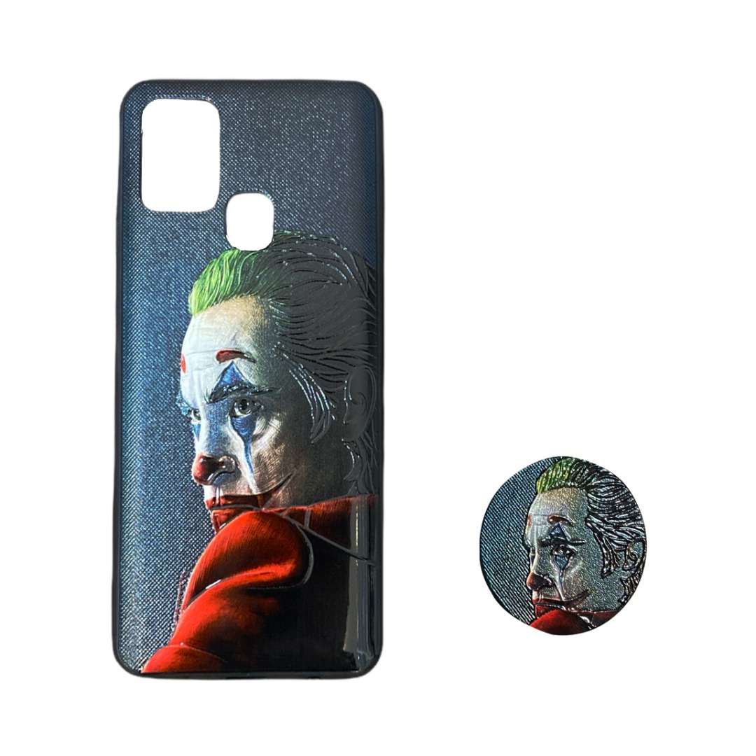 کاور مدل Joker_001 مناسب برای گوشی موبایل سامسونگ galaxy A21s به همراه پایه نگهدارنده