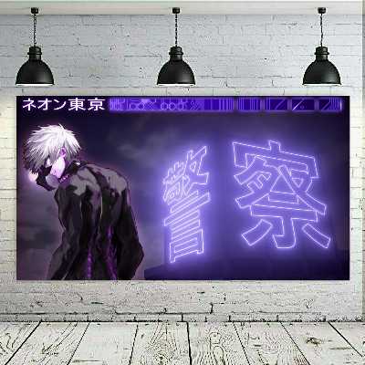 تابلو بوم طرح انیمه توکیو غول مدل SDB8609