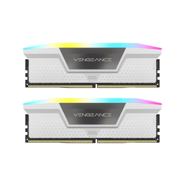 رم کورسیر مدل Vengeance RGB White DDR5 32GB 16000MHz
