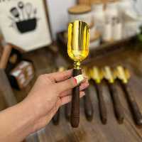 قاشق آجیل دسته چوبی