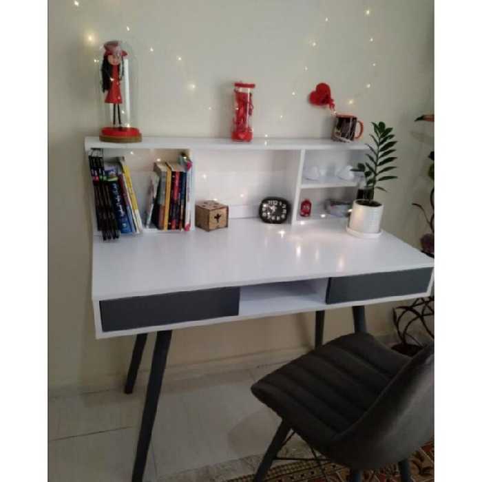 میز تحریر پینک دو کشو مگنت دار  در نگ های مختلف بدون صندلی | choobsub