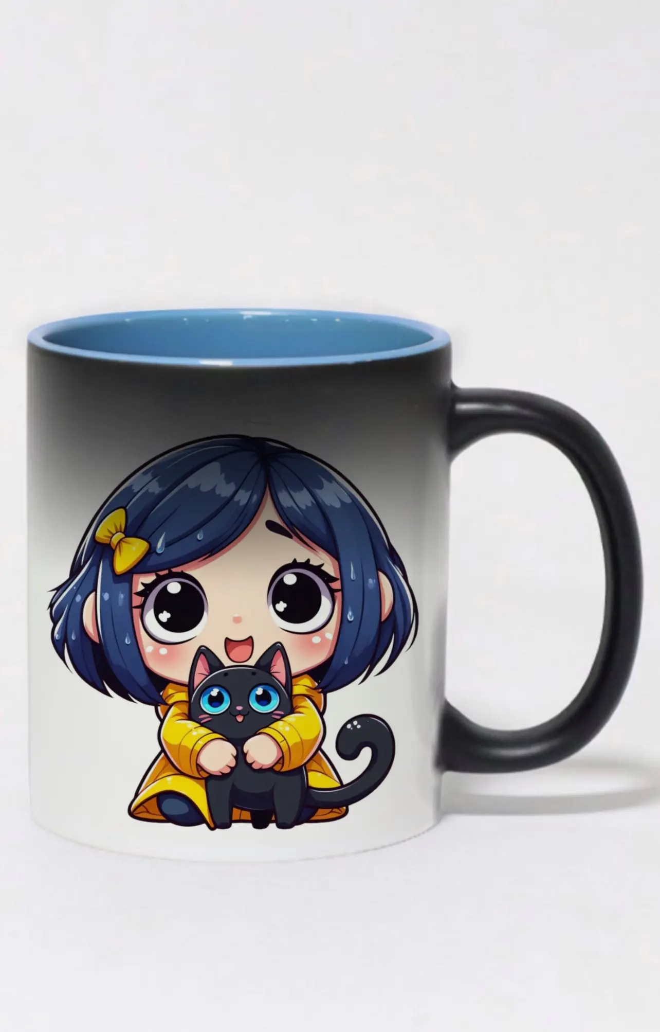 ماگ حرارتی داخل رنگی طرح کورالین کد 10757